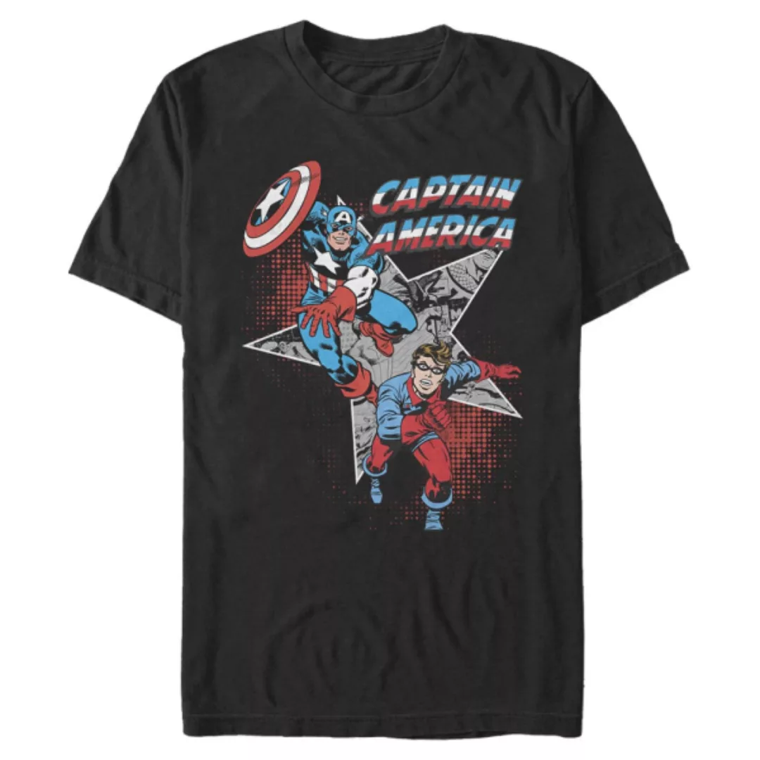 Marvel - Avengers - Captain America Bucky Team - Männer T-Shirt günstig online kaufen