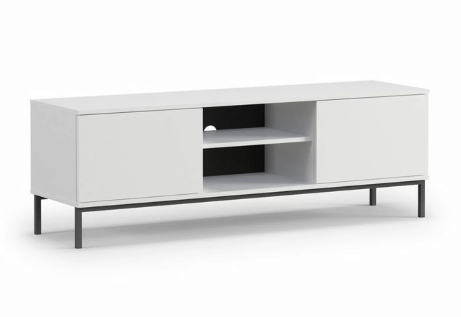 Furnix TV-Schrank FORSETTI RTV2D Fernsehschrank 2 Türen 2 offene Regale 150 günstig online kaufen