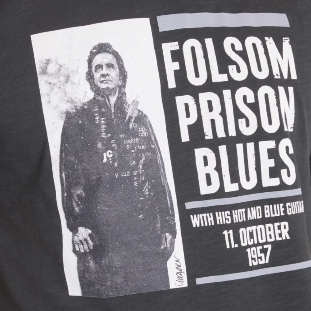 North T-Shirt mit Johhny Cash Print günstig online kaufen