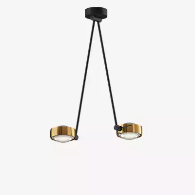 Occhio Sento Soffitto Due 60 Up D Deckenleuchte LED 2-flammig, Kopf bronze/ günstig online kaufen