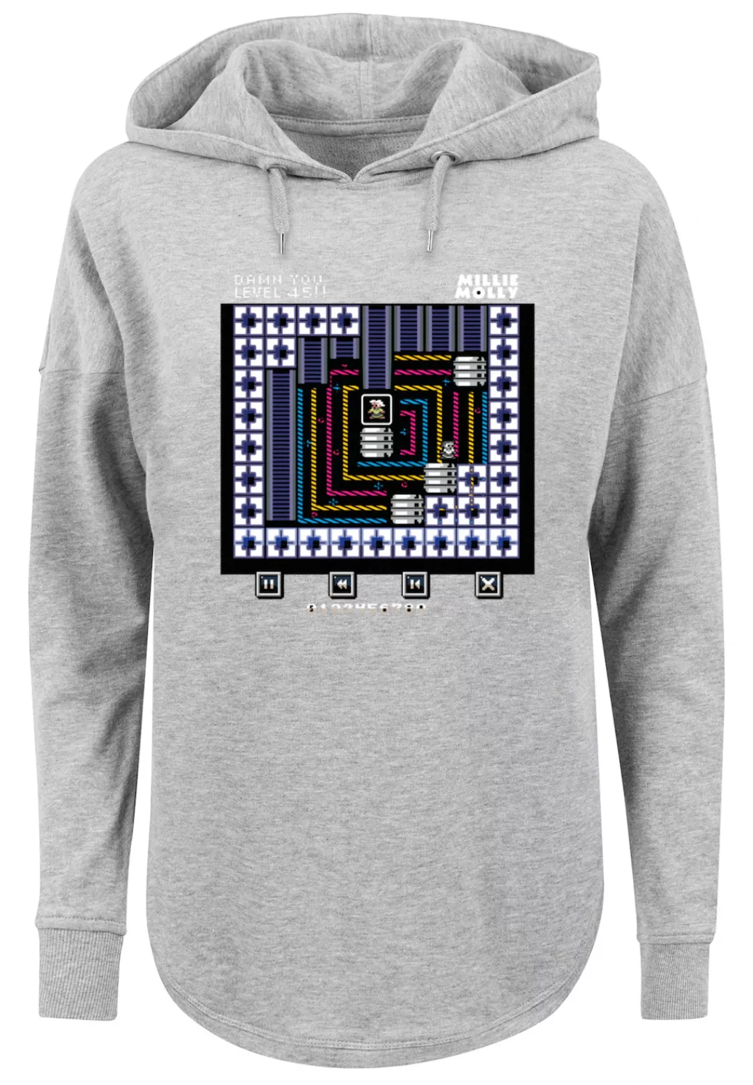 F4NT4STIC Kapuzenpullover "Retro Gaming Level 45", Print günstig online kaufen