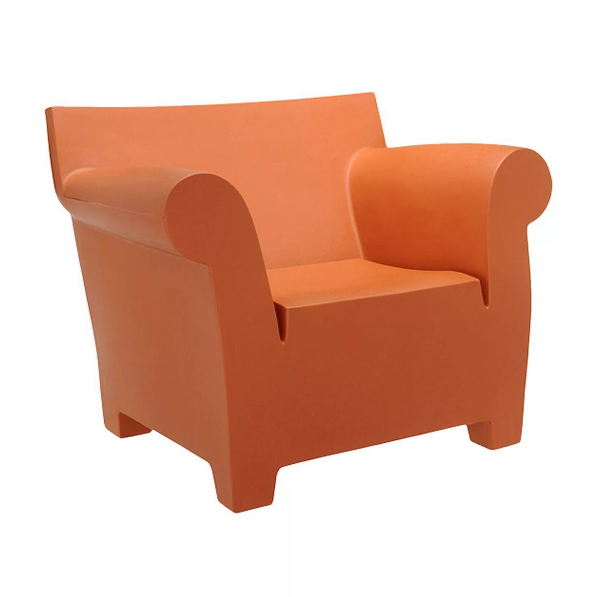 Kartell - Bubble Club Outdoor Sessel - terracotta/durchgefärbtes Polyethyle günstig online kaufen