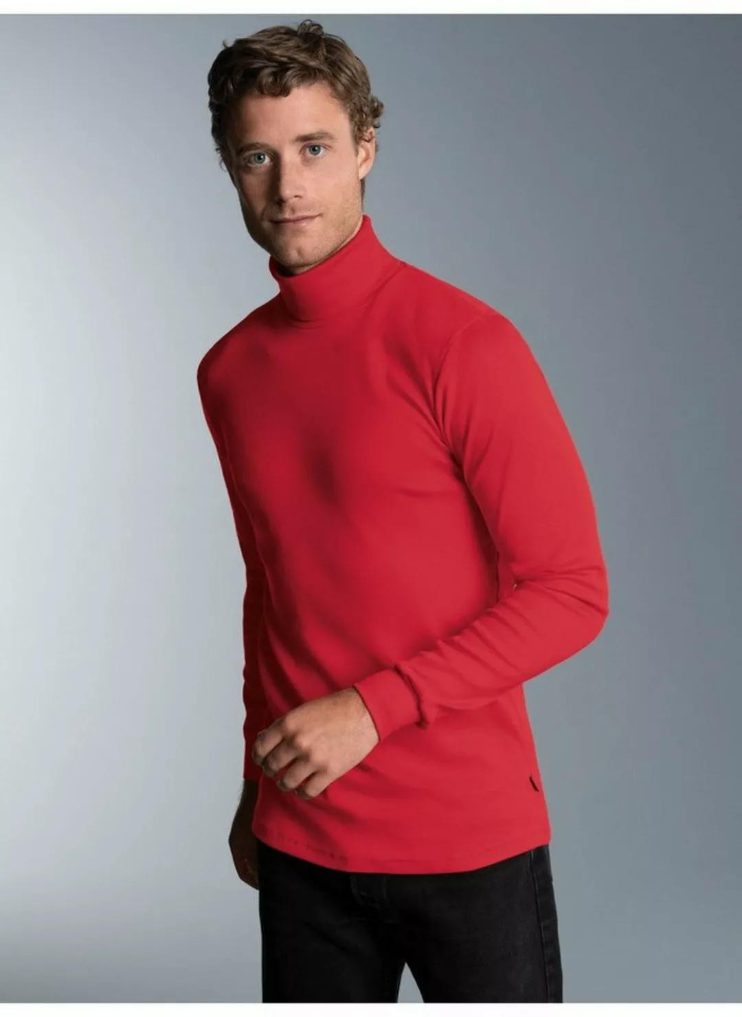 Trigema Rollkragenshirt TRIGEMA Langarm Ski- und Sport-Rollkragenpullover ( günstig online kaufen