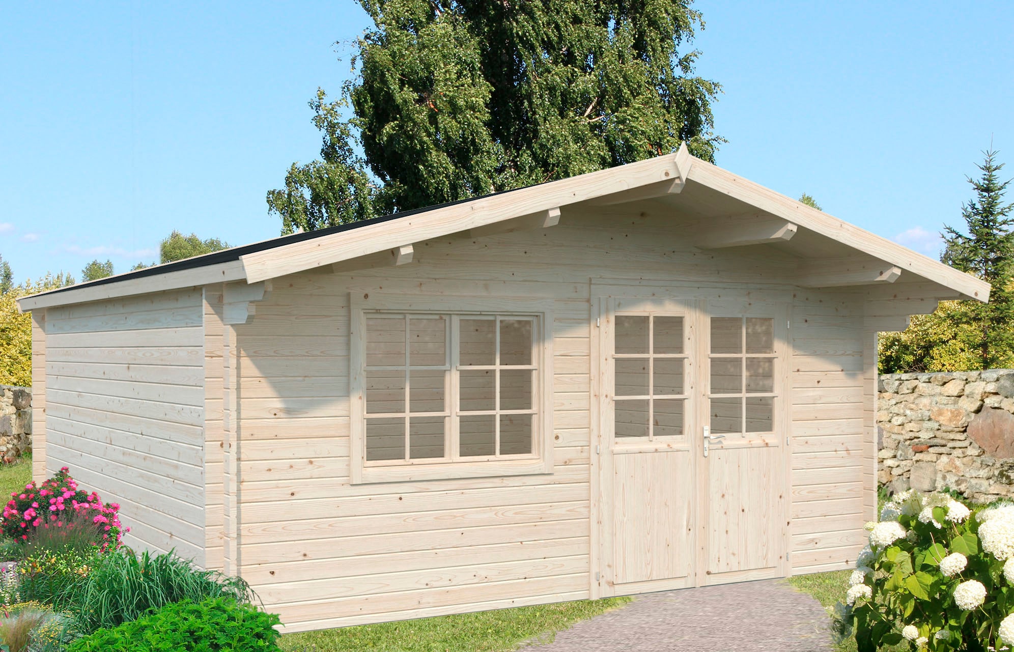 Palmako Gartenhaus "B ritta", 22,3 qm günstig online kaufen