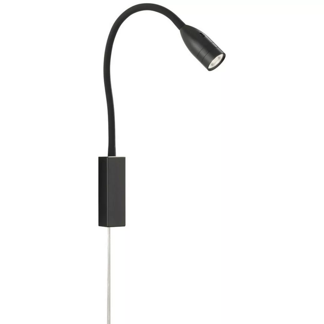 Fischer & Honsel LED-Wandspot 30170 schwarz Metall B/H/T: ca. 4x61x4 cm 1 B günstig online kaufen