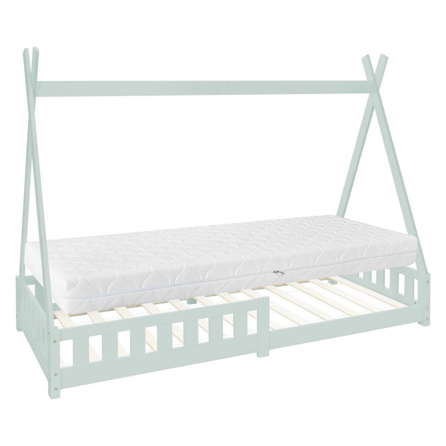ML-DESIGN Spielbett Hausbett Tipi Zeltbett inkl. günstig online kaufen