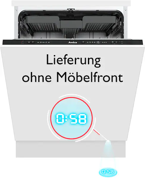 Amica vollintegrierbarer Geschirrspüler »EGSPV 594 300«, 14 Maßgedecke, Vol günstig online kaufen