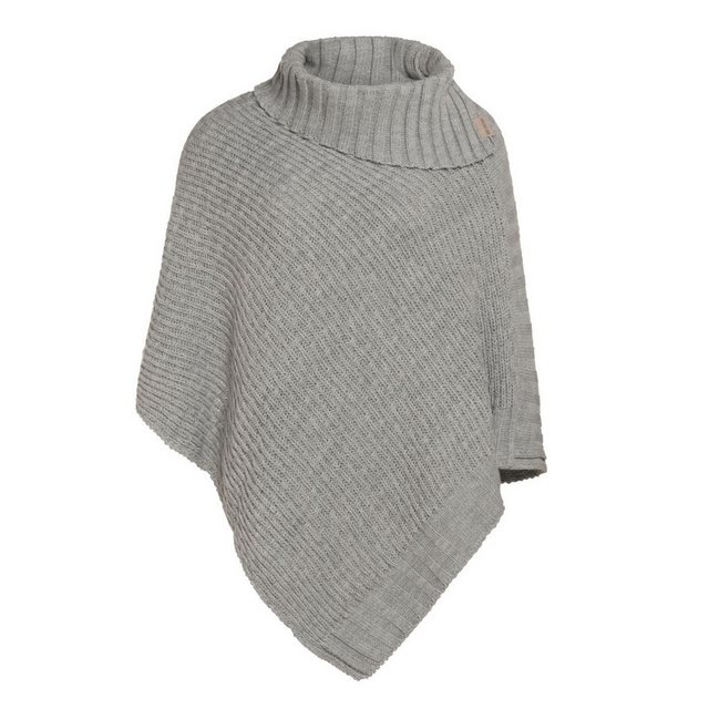 Knit Factory Poncho Nicky Gestrickter Poncho Iced Clay (1-St) Strick Poncho günstig online kaufen