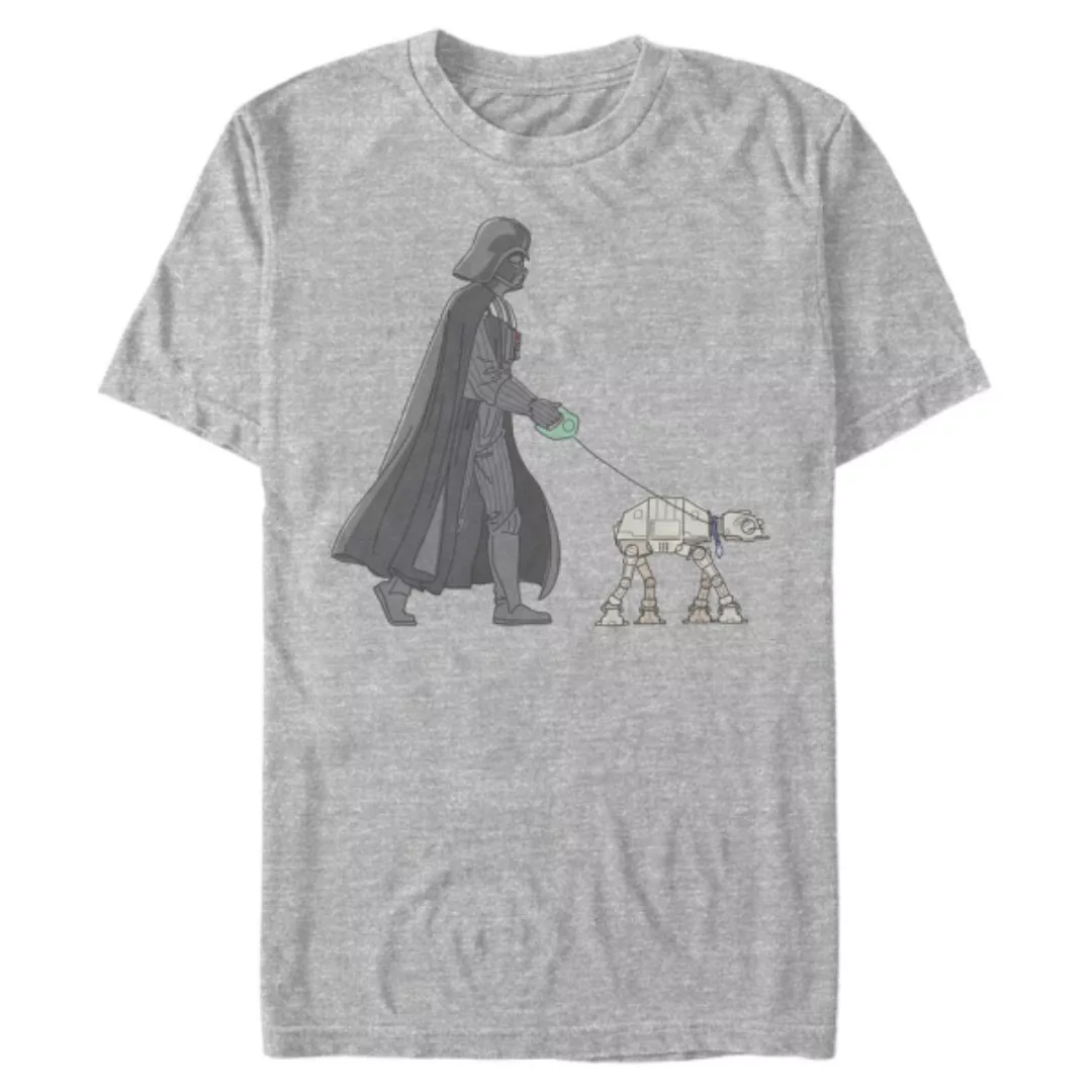 Star Wars - Darth Vader Vader Dog Walker - Männer T-Shirt günstig online kaufen
