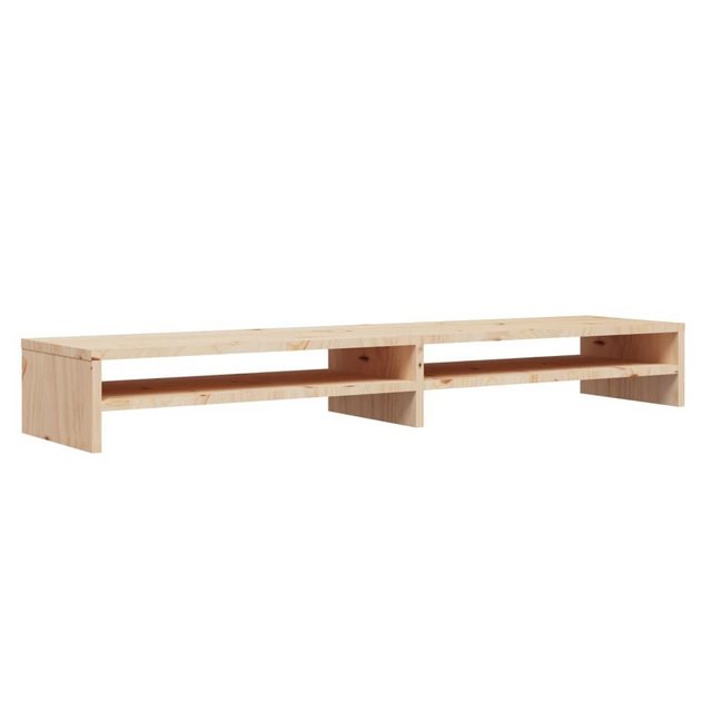 vidaXL TV-Schrank Monitorständer 100x24x13 cm Massivholz Kiefer TV-Konsole günstig online kaufen