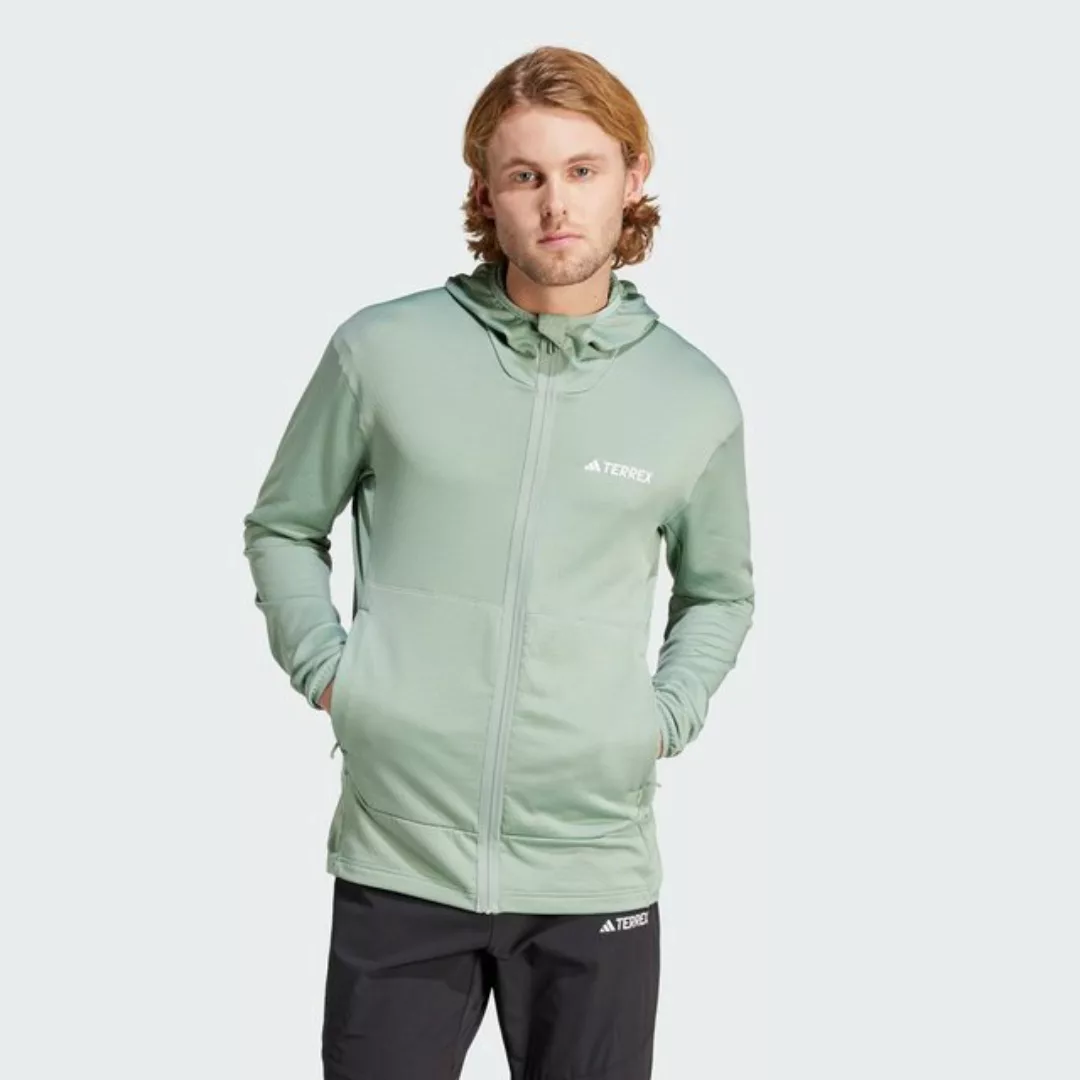 adidas TERREX Outdoorjacke TERREX XPERIOR LIGHT FLEECE HOODED günstig online kaufen