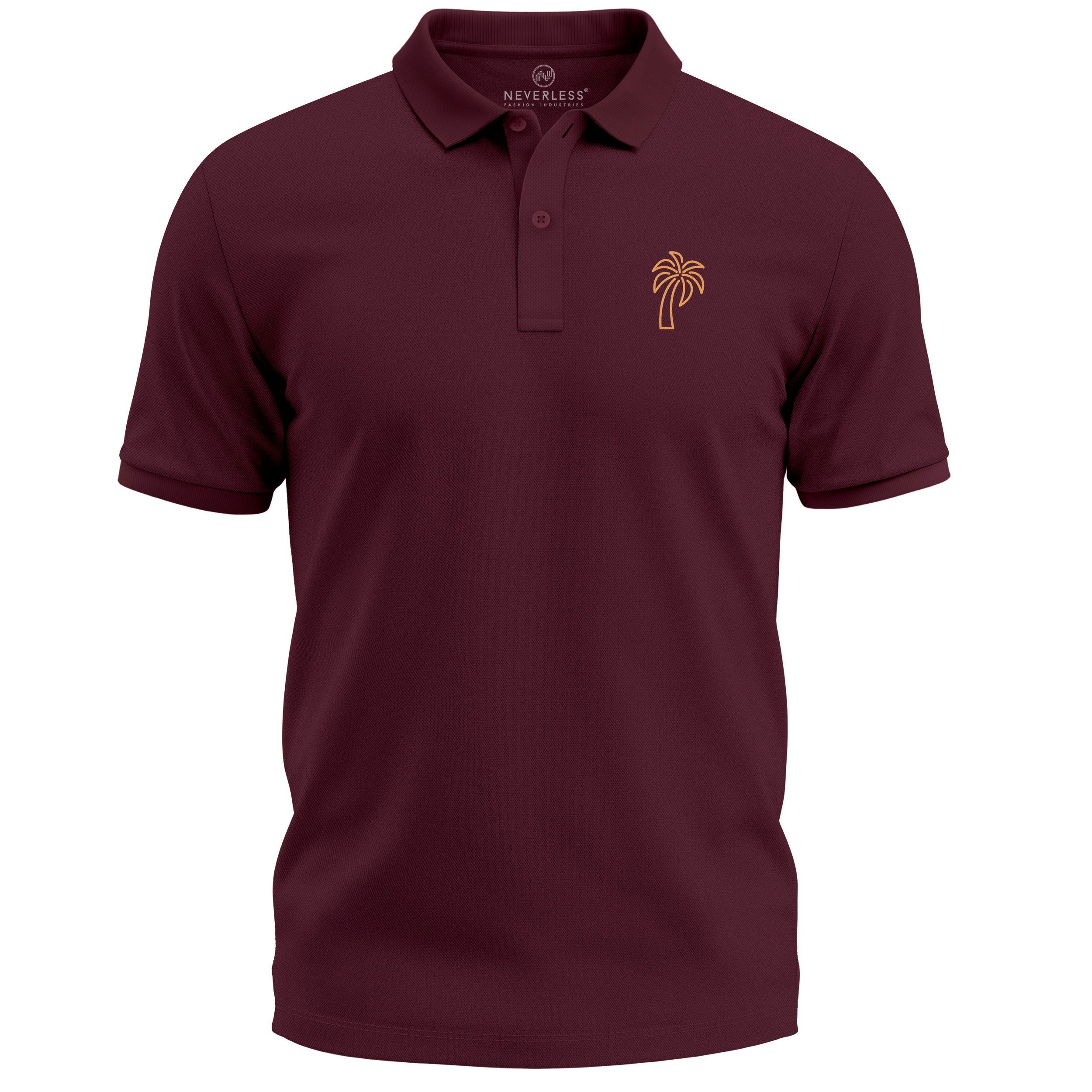 Neverless Poloshirt Poloshirt Herren mit Grafik günstig online kaufen