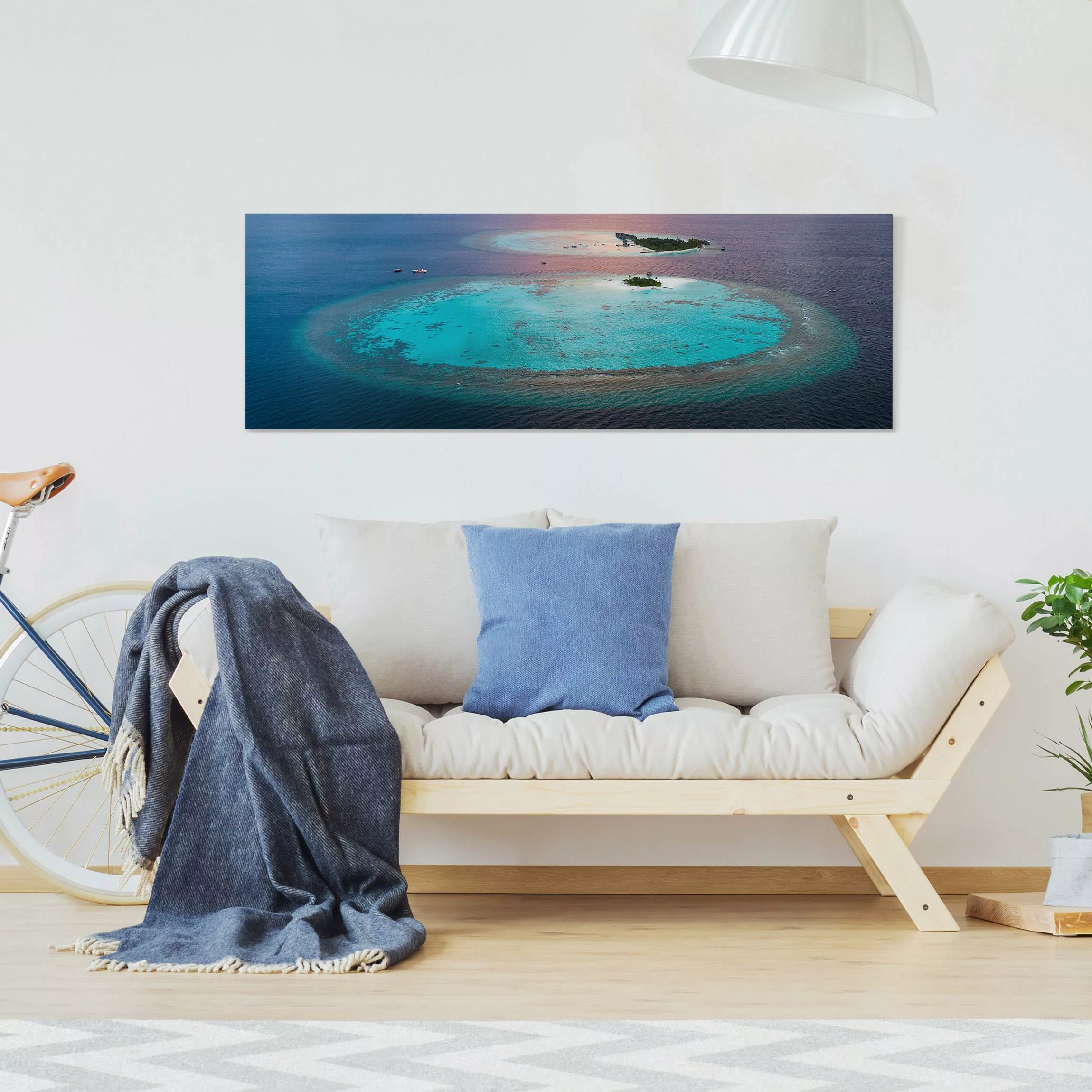 Leinwandbild Paradies im Ozean günstig online kaufen