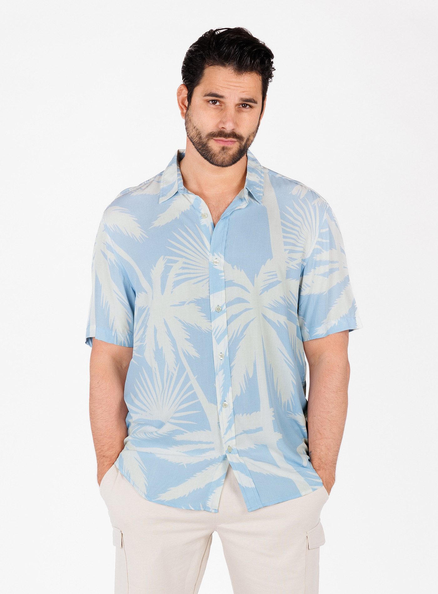 Key Largo Kurzarmhemd MSH PALMS 1/2 günstig online kaufen