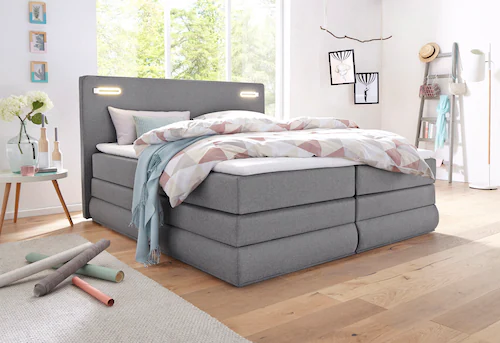 COLLECTION AB Boxspringbett Ninoni, inkl. Bettkasten, Topper und wahlweise günstig online kaufen