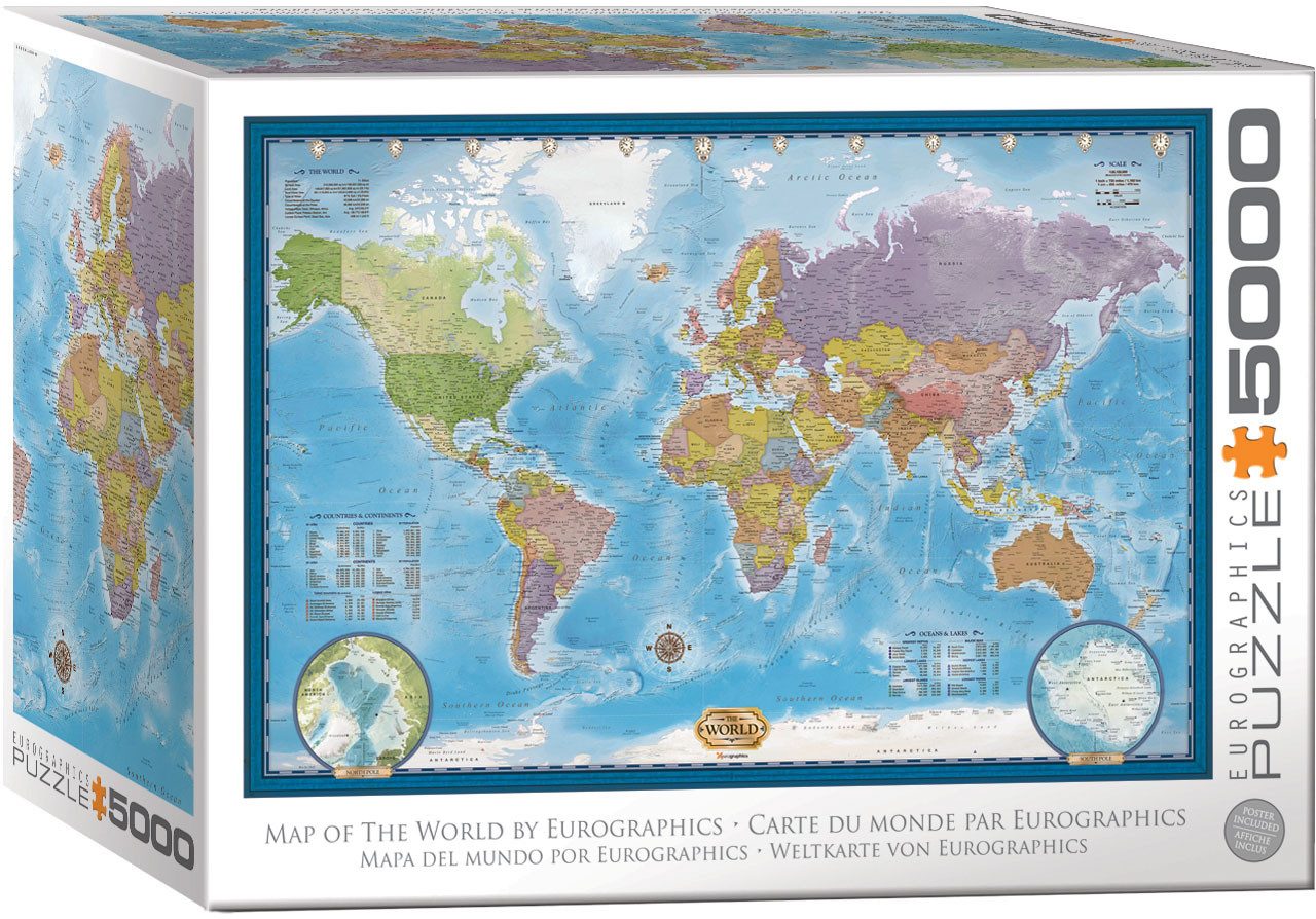 Puzzle 5000 Teile Puzzle World Map günstig online kaufen