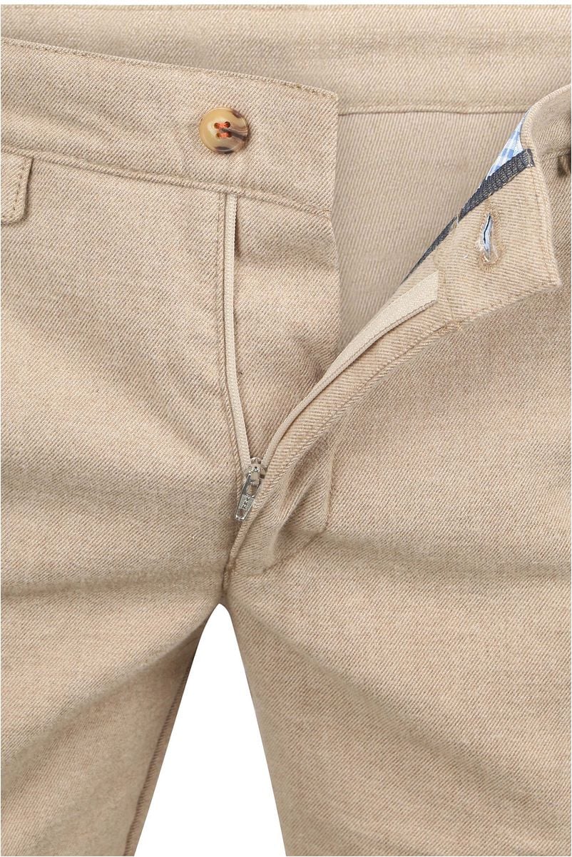 Suitable Chino Pico Pleat Flanel Sand - Größe 52 günstig online kaufen