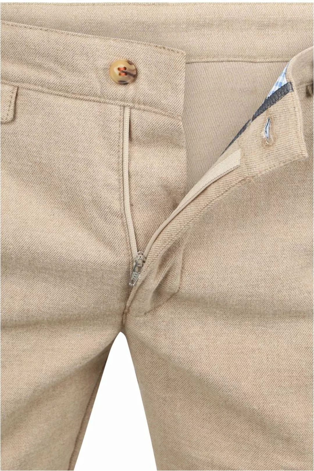 Suitable Chino Pico Pleat Flanel Sand - Größe 48 günstig online kaufen