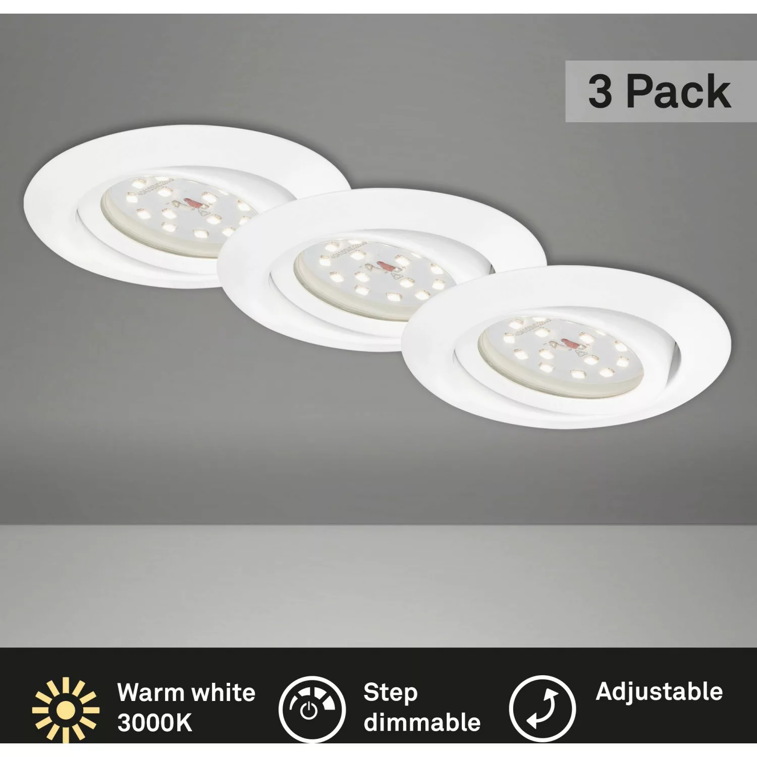Briloner LED-Einbaustrahler  Weiß günstig online kaufen