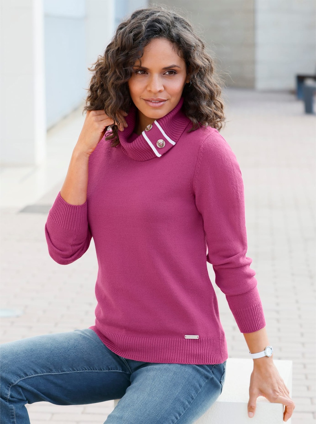 Casual Looks Rollkragenpullover "Pullover" günstig online kaufen