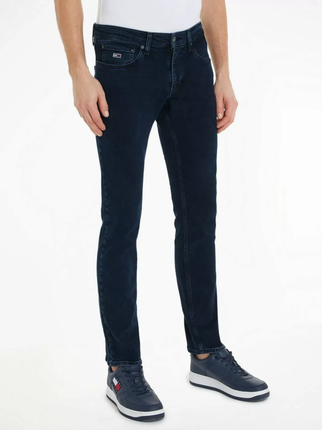 Tommy Jeans Slim-fit-Jeans SCANTON SLIM mit Logoprägung günstig online kaufen