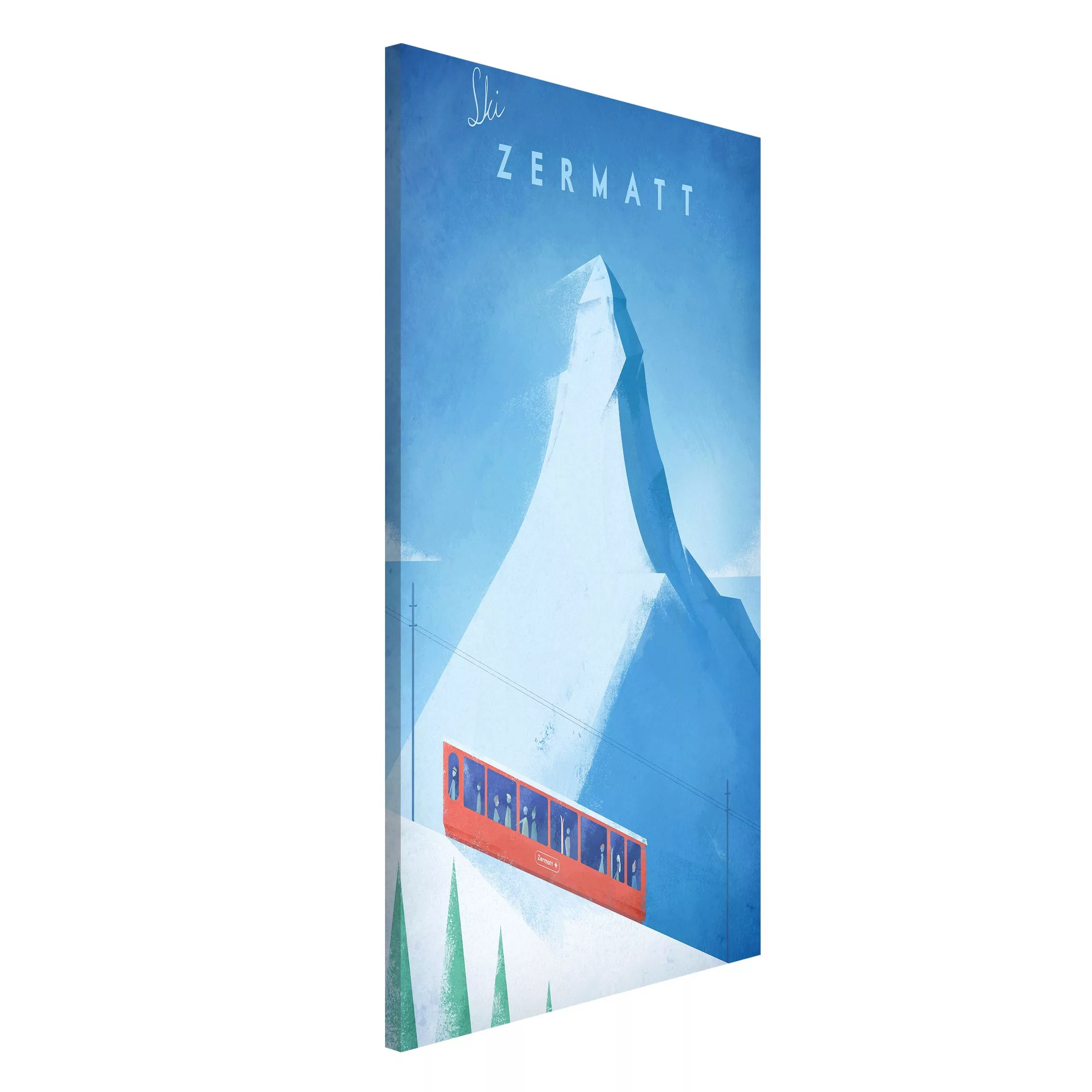 Magnettafel Architektur & Skyline - Hochformat 3:4 Reiseposter - Zermatt günstig online kaufen
