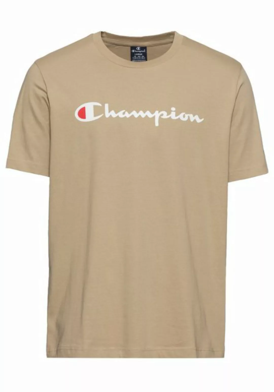 Champion T-Shirt Icons Crewneck T-Shirt Large Logo mit Logo Print günstig online kaufen