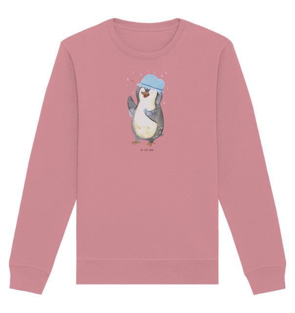 Mr. & Mrs. Panda Longpullover Größe XXL Pinguin Duschen - Canyon Pink - Ges günstig online kaufen