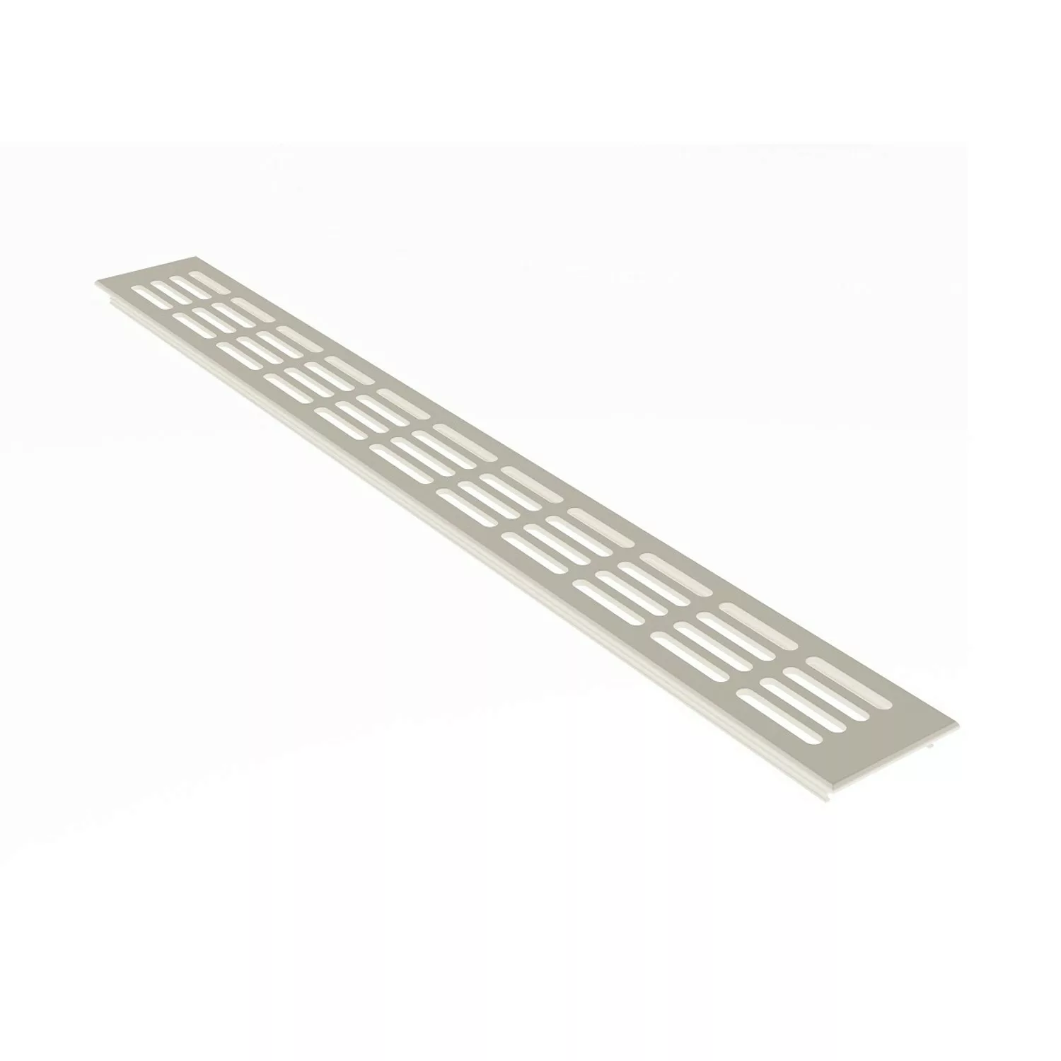 MS Beschläge Stegblech 60 x 300 mm Weiß RAL9010 Aluminium Lüftungsgitter günstig online kaufen