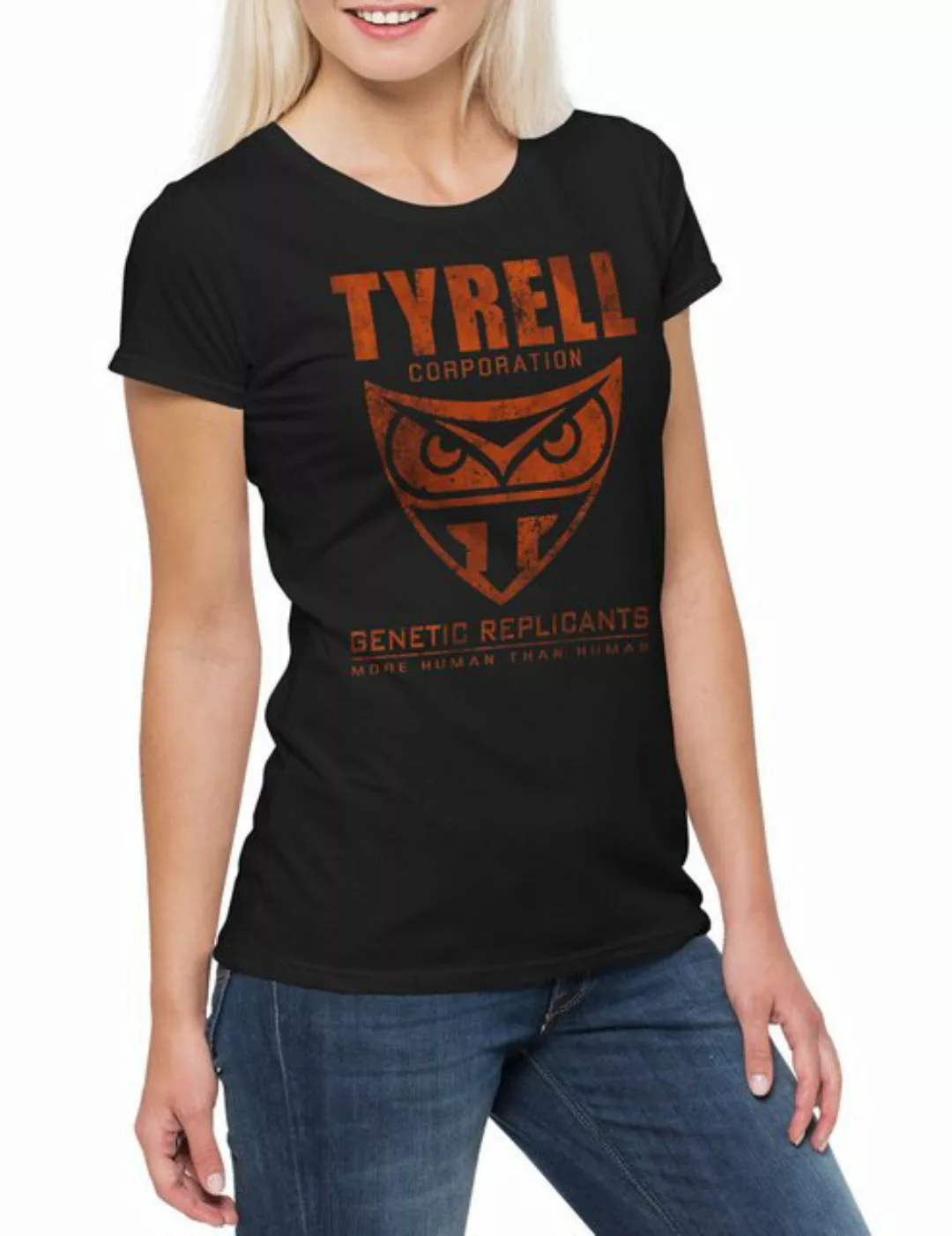 Urban Backwoods Print-Shirt Tyrell Corporation Damen T-Shirt Blade Nexus 6 günstig online kaufen