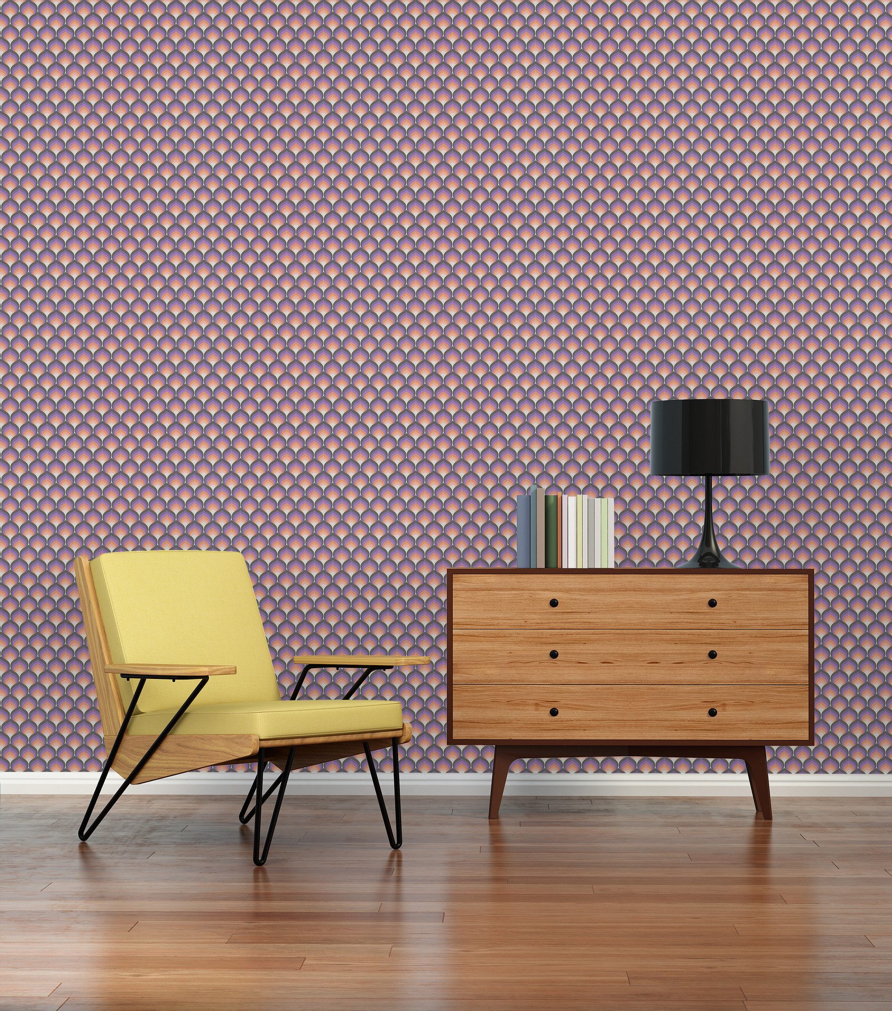 Bricoflor Vliestapete Retro Chic 395384 günstig online kaufen