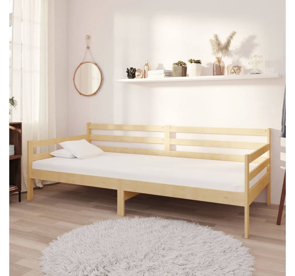 vidaXL Gästebett Tagesbett Gästebett mit Matratze 90x200 cm Massivholz Kief günstig online kaufen