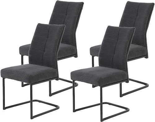 HELA Esszimmerstuhl "Dagmar", (Set), 4 St., Breitcord, Schwingstuhl mit beq günstig online kaufen