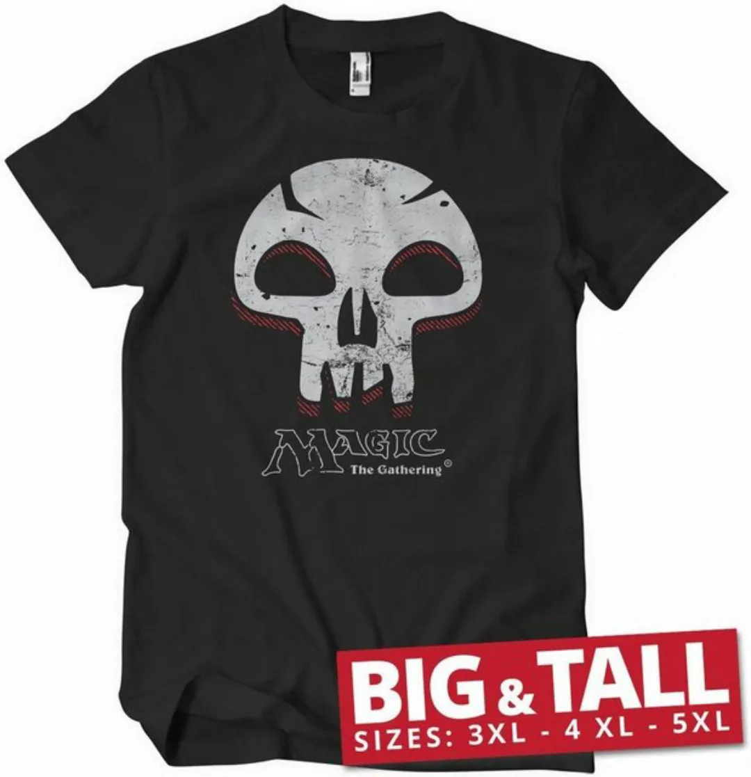 Magic the Gathering T-Shirt Black Mana Skull günstig online kaufen