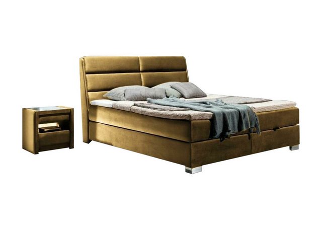 JVmoebel Bett, Schlafzimmer Luxus Boxspring Bett Betten Doppel Stoff 160 x günstig online kaufen