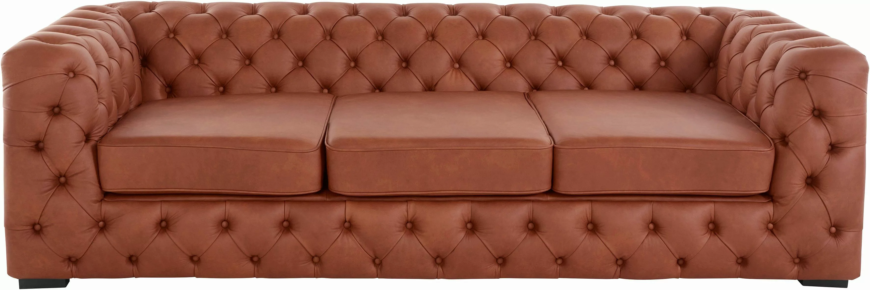 Home affaire Chesterfield-Sofa "Kalina", klassische Chesterfield-Knopfheftu günstig online kaufen