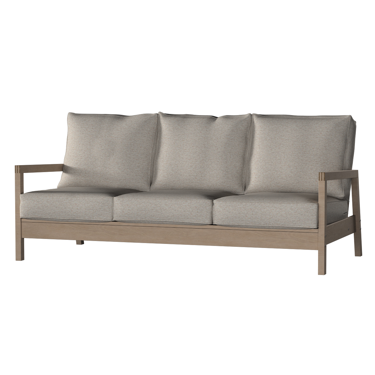 Bezug für Lillberg 3-Sitzer Sofa, grau-beige, Sofahusse, Lillberg 3-Sitzer, günstig online kaufen