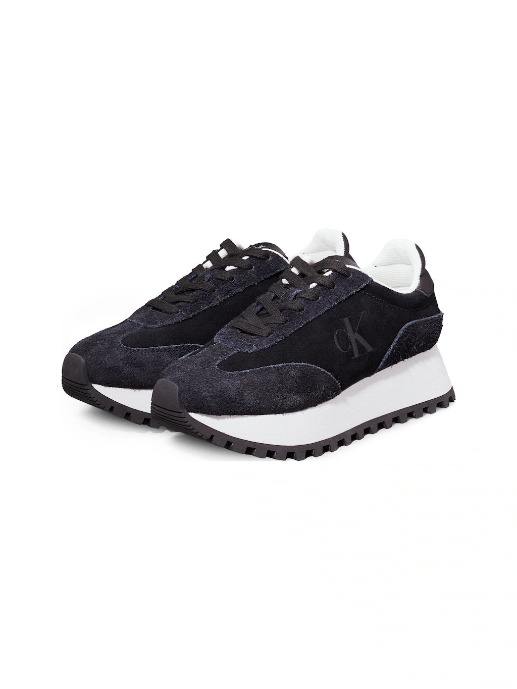 Calvin Klein Jeans Plateausneaker "RUNNER LACEUP ML SUEDE", Freitzeitschuh, günstig online kaufen