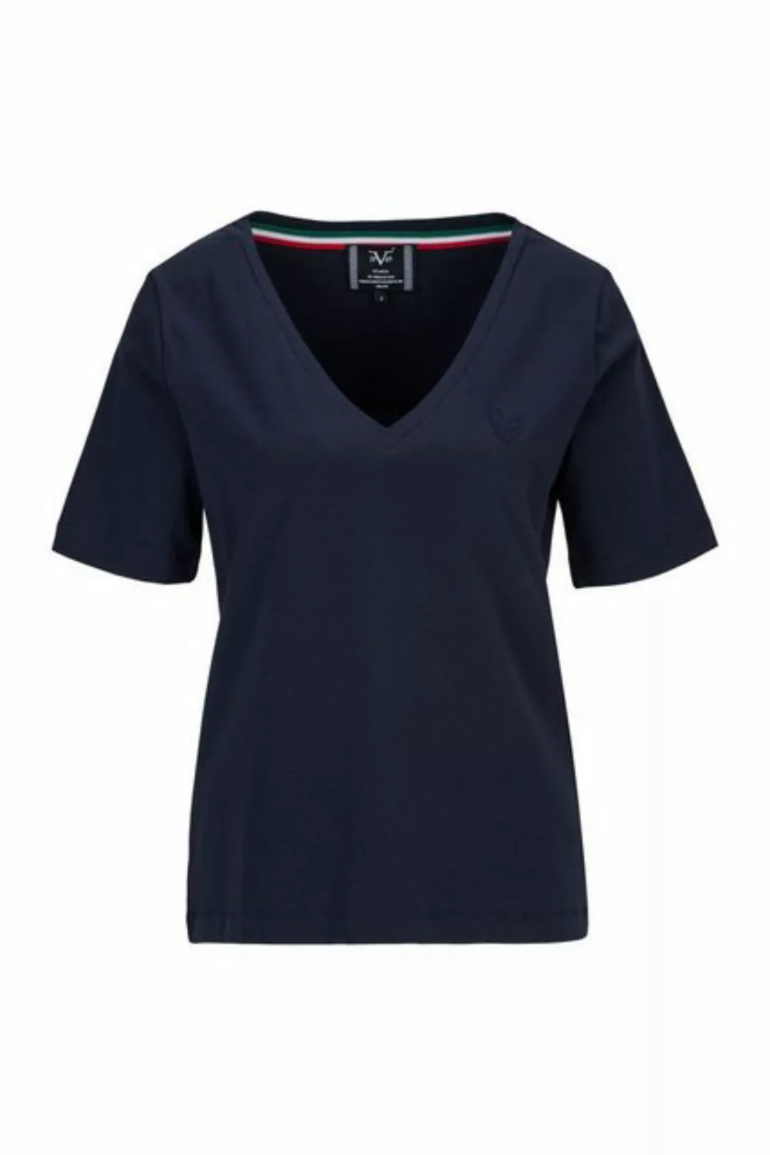 19V69 Italia by Versace T-Shirt BAILA Damen Basic V-Ausschnitt Kurzarm-Shir günstig online kaufen
