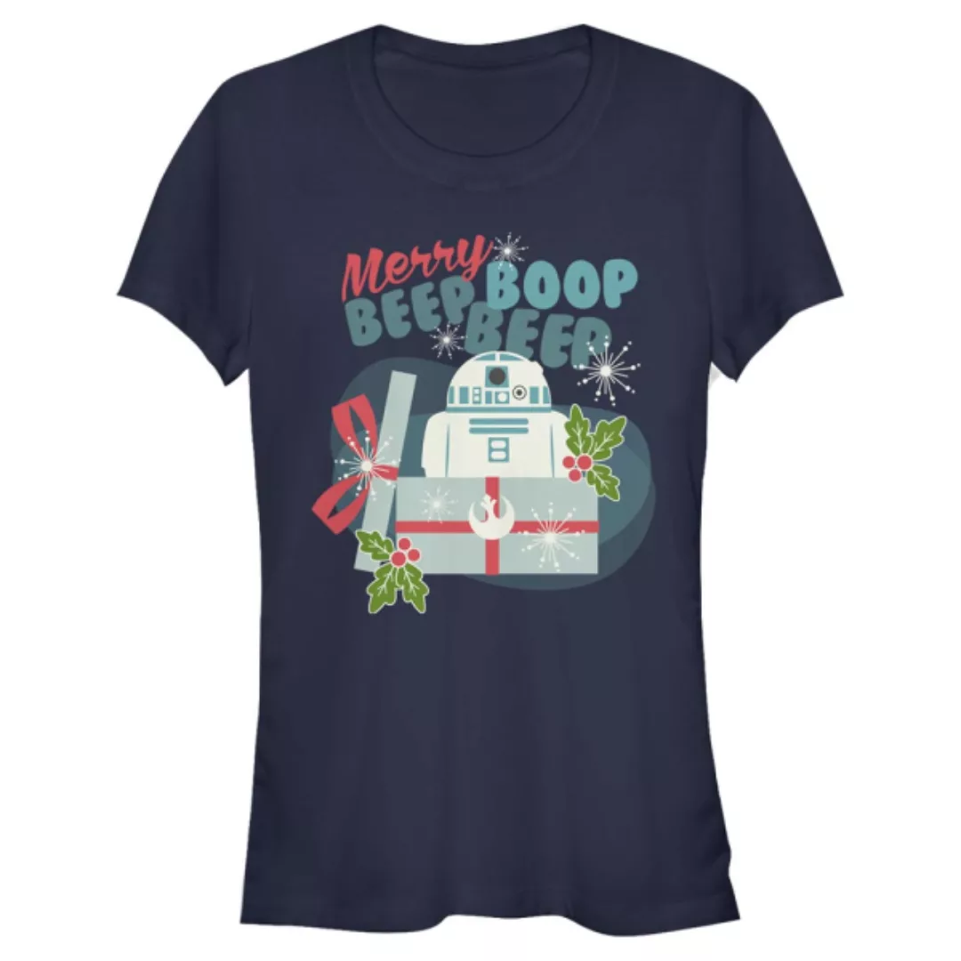 Star Wars - R2-D2 Beep R2 Merry - Weihnachten - Frauen T-Shirt günstig online kaufen