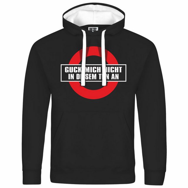 deinshirt Kapuzenpullover Herren Kapuzenpullover Guck mich nicht in diesem günstig online kaufen