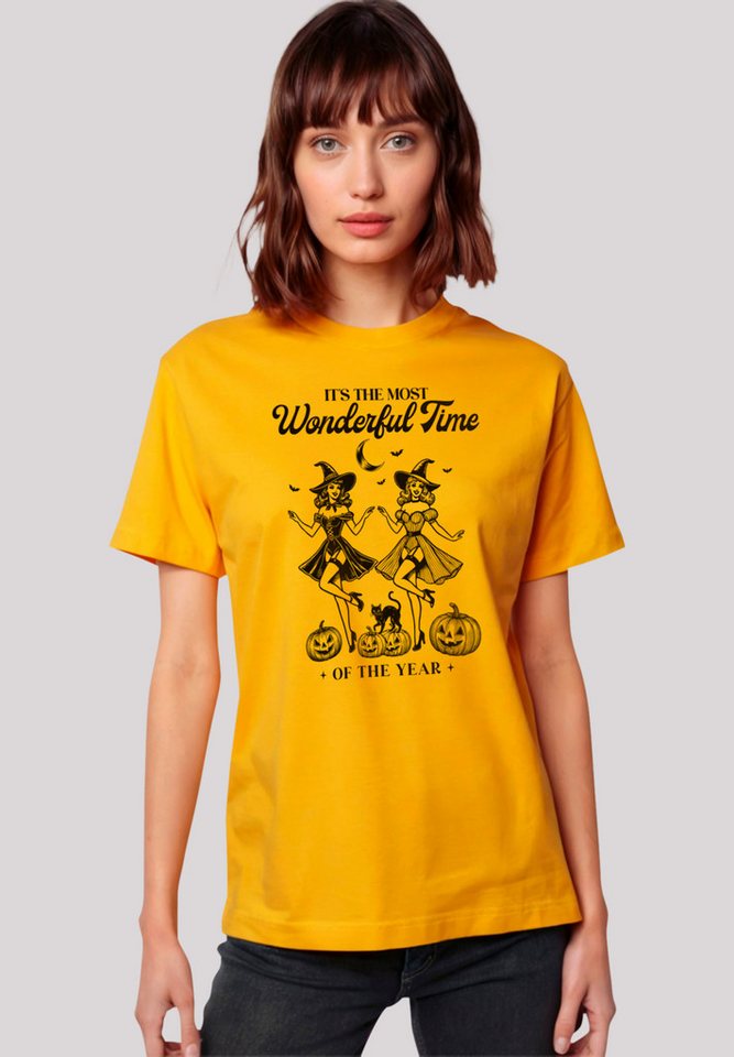 F4NT4STIC T-Shirt Halloween Witch most wonderful time Premium Qualität günstig online kaufen