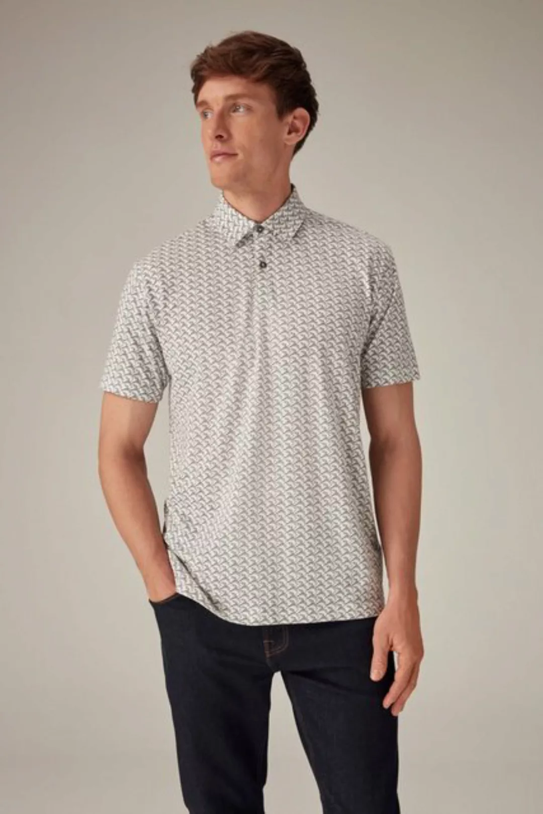 Next Poloshirt Bedrucktes Polo-Shirt (1-tlg) günstig online kaufen