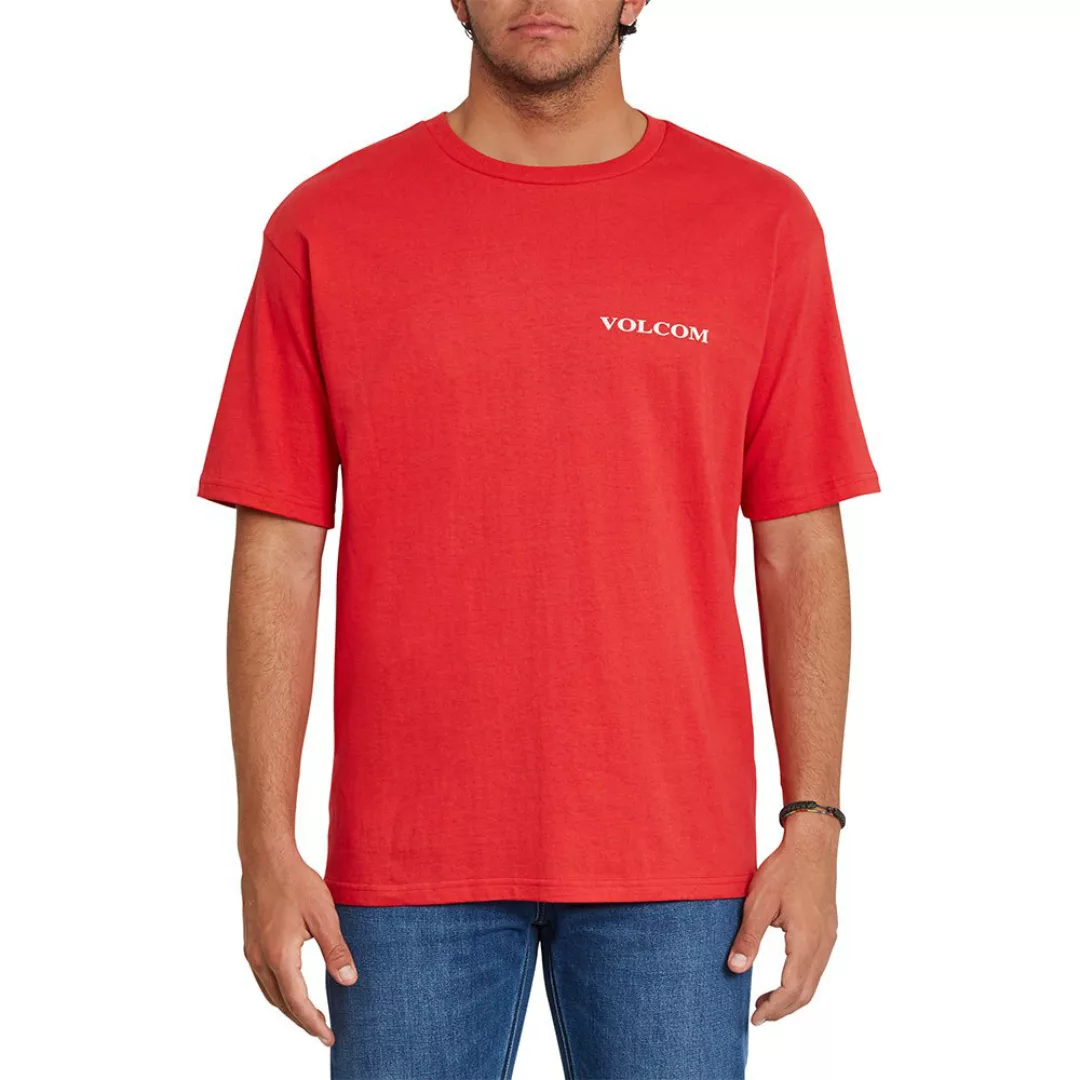 Volcom Stone Kurzärmeliges T-shirt S Carmine Red günstig online kaufen