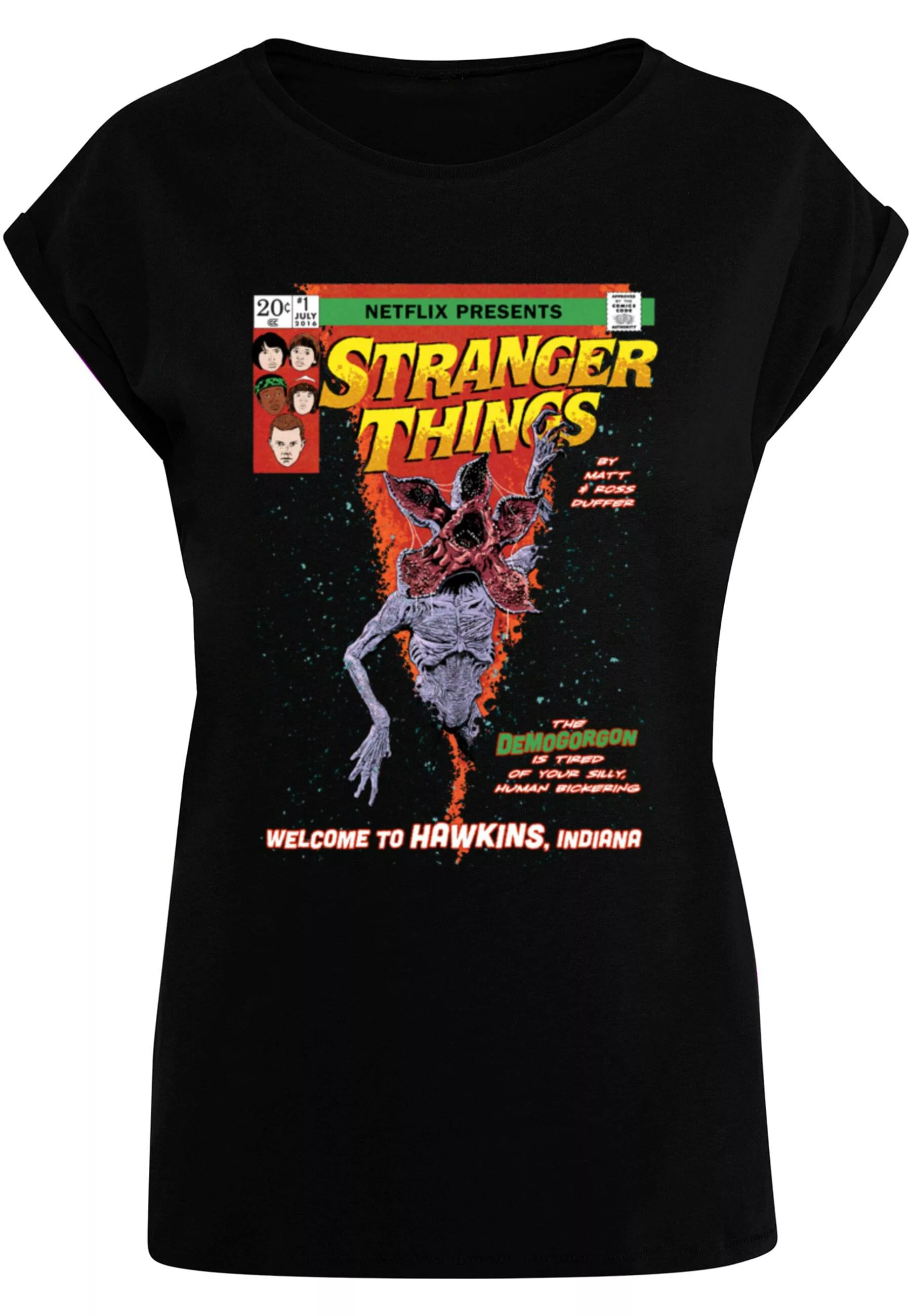 ABSOLUTE CULT T-Shirt "ABSOLUTE CULT Damen Ladies Stranger Things - Comic C günstig online kaufen