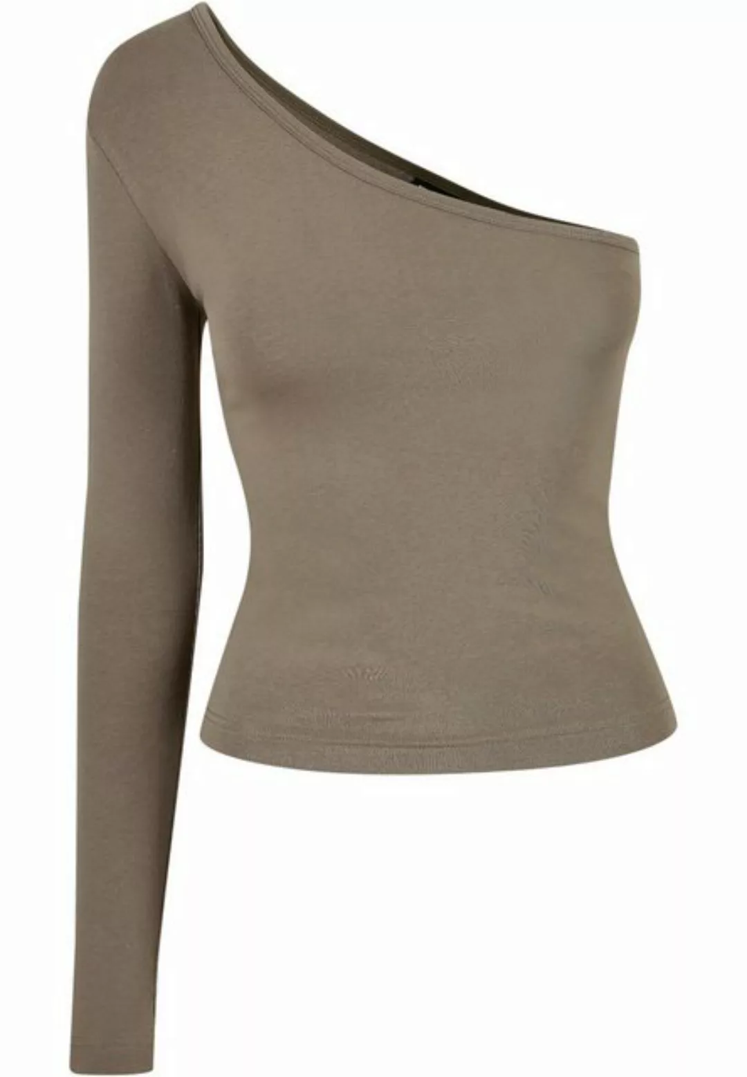 URBAN CLASSICS Langarmshirt Urban Classics Damen Ladies Asymmetric Longslee günstig online kaufen