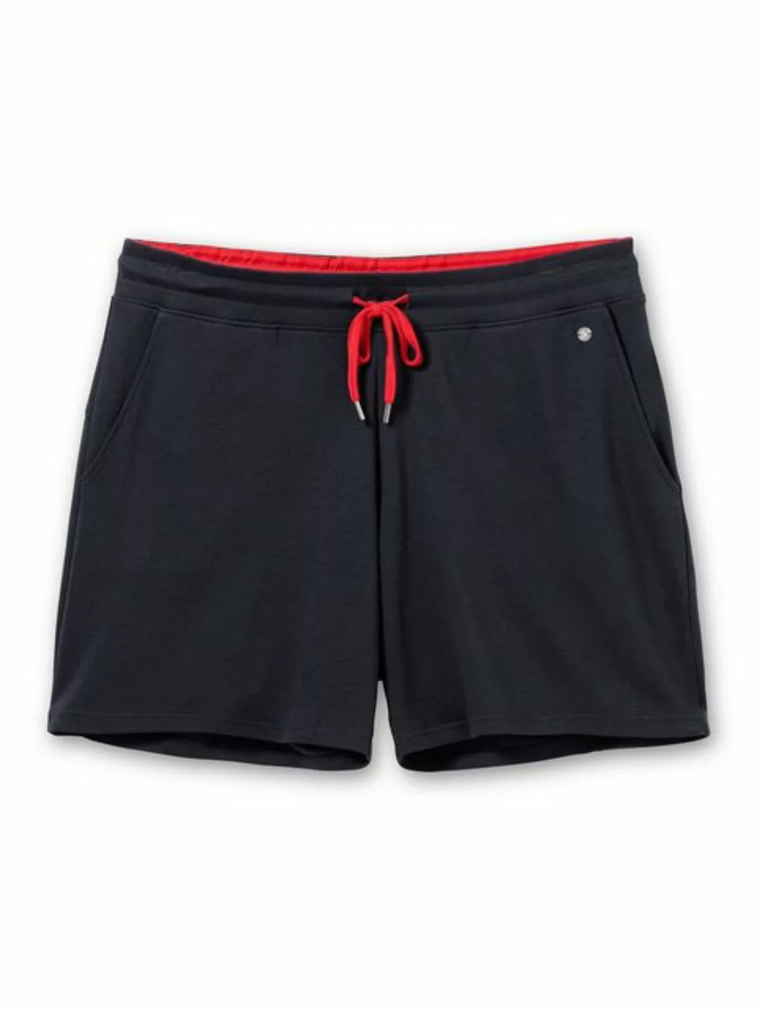 Sheego Shorts Große Größen mit Kontrastdetails, aus weichem Interlock günstig online kaufen