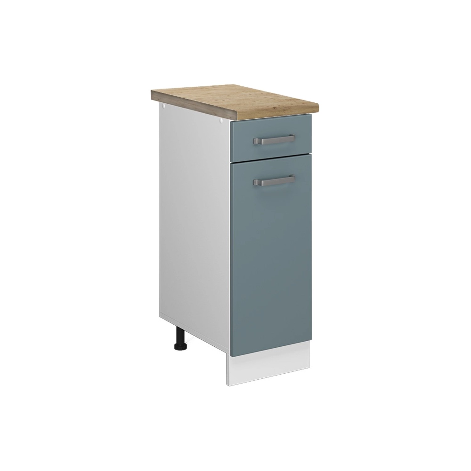Vicco Spülenunterschrank Fame-Line, Grün-Gold Landhaus/Goldkraft Eiche, günstig online kaufen