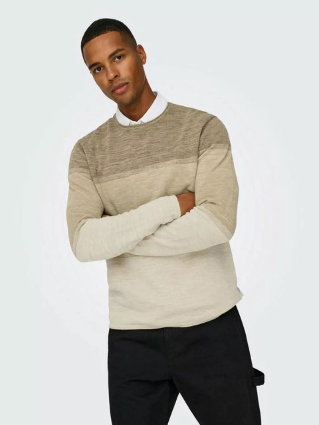 ONLY & SONS Strickpullover ONSFELIX REG 12 CREW KNIT NOOS günstig online kaufen