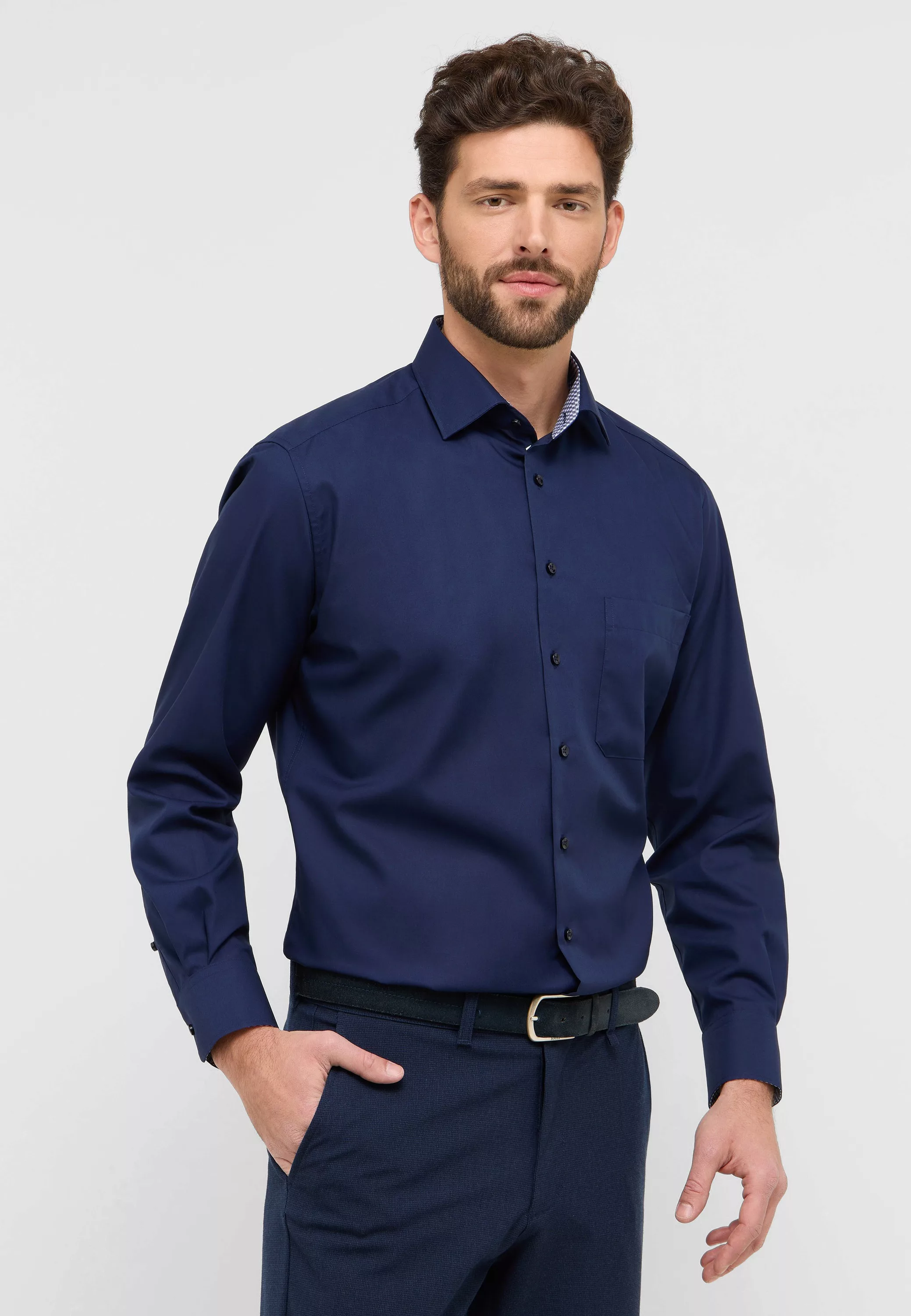 Eterna Langarmhemd "MODERN FIT", NON IRON (bügelfrei) günstig online kaufen